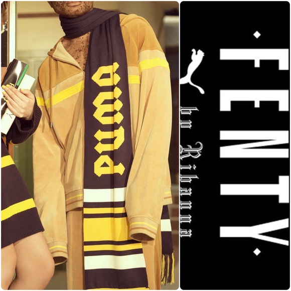 Puma Jackets & Blazers - FENTY X PUMA hooded velour track jacket